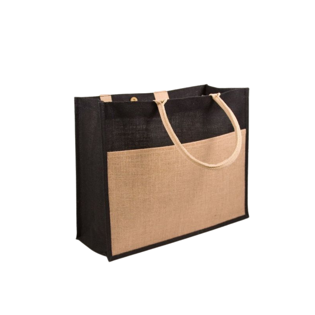 Classic Jute Bottle Bag